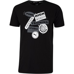 Camiseta Puma Manga Curta Perf Graphic Playful Illustrated Ss - Masculina - Foto 5
