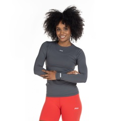 Camiseta Fila Manga Longa Proteção Solar Sun Protect Breezy - Feminina - Foto 2