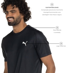 Camiseta Puma Manga Curta Active Small Logo - Masculina - Foto 4