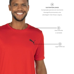 Camiseta Puma Manga Curta Active Small Logo - Masculina - Foto 4