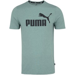 Camiseta Puma Manga Curta Essentials Heather - Masculina - Foto 5