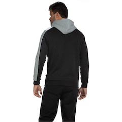 Blusa de Moletom Puma Masculina com Capuz Essentials Block Fl - Foto 3