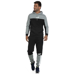 Blusa de Moletom Puma Masculina com Capuz Essentials Block Fl - Foto 4