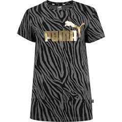 Camiseta Puma Manga Curta Essentials Tiger Tee - Feminina - Foto 5