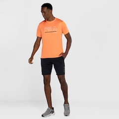 Camiseta Fila Manga Curta Basic Run Print - Masculina - Foto 4