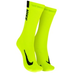 Kit Meia Cano Médio Nike Multiplier Corrida 2 Pares Adulto - Foto 4
