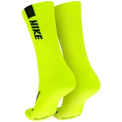 Kit Meia Cano Médio Nike Multiplier Corrida 2 Pares Adulto - Foto 6