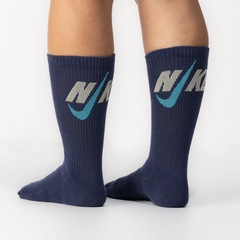 Kit de Meias Nike Everyday Plus Cush Crew - 3 Pares - 39 a 43 - Foto 8