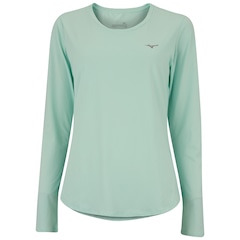 Camiseta Mizuno Manga Longa com Proteção UV - Feminina - Foto 1
