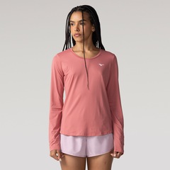 Camiseta Mizuno Manga Longa com Proteção UV - Feminina - Foto 1