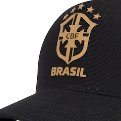 Boné do Brasil CBF Aba Curva Snapback Preto - Adulto - Foto 5