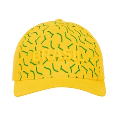 Boné do Brasil CBF Aba Curva Snapback Bordado - Adulto - Foto 3