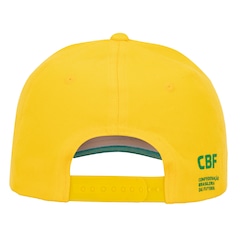 Boné do Brasil CBF Aba Curva Snapback Bordado - Adulto - Foto 4
