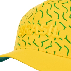 Boné do Brasil CBF Aba Curva Snapback Bordado - Adulto - Foto 5