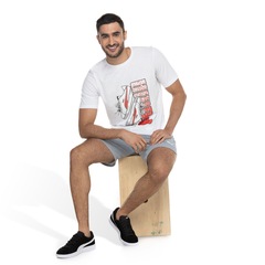 Camiseta Puma Manga Curta Sneaker Graphic - Masculina - Foto 4