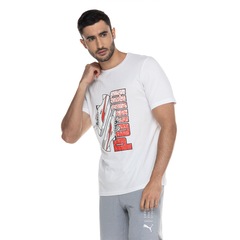 Camiseta Puma Manga Curta Sneaker Graphic - Masculina - Foto 5