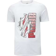 Camiseta Puma Manga Curta Sneaker Graphic - Masculina - Foto 6