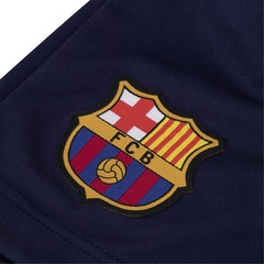 Kit de Uniforme de Futebol Infantil do Barcelona Camisa e Calção - Foto 7