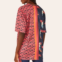 Camiseta Farm Manga Curta Maxi Dry Fit Tucano de Listras - Feminina - Foto 2