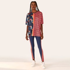 Camiseta Farm Manga Curta Maxi Dry Fit Tucano de Listras - Feminina - Foto 3