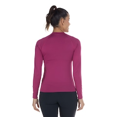 Camiseta Manga Longa Oxer com Proteção Solar UV Garden Lisa - Feminina - Foto 3