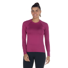 Camiseta Manga Longa Oxer com Proteção Solar UV Garden Lisa - Feminina - Foto 2