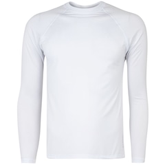 Camiseta para Natação Masculina Oxer Manga Longa com Proteção UV Lisa - Masculina - Foto 1