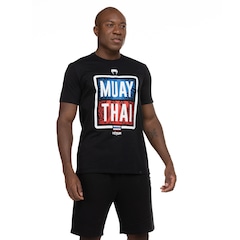 Camiseta Venum Manga Curta Muay Thai Lumpinee - Masculina - Foto 2