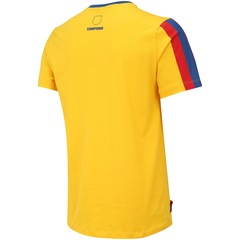 Camiseta Barcelona Manga Curta Casual Retrô Campions - Masculina - Foto 4