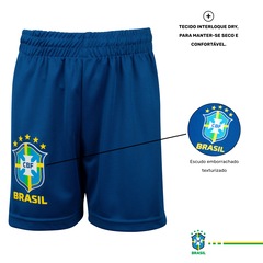Calção do Brasil CBF - Infantil - Foto 2