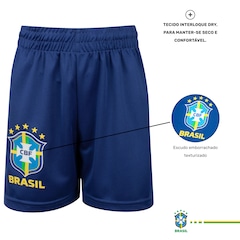 Calção do Brasil CBF - Juvenil - Foto 2