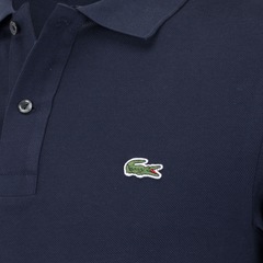 Camisa Polo Lacoste Slim Fit Solid - Masculina - Foto 6
