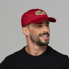 Boné Lacoste Aba Curva Strapback Navy 166 - Adulto - Foto 2
