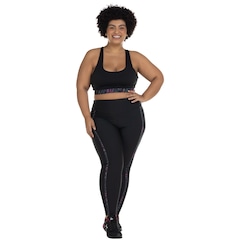 Calça Legging Feminina Oxer Vivo Estampa Texturize com Média Compressão Cós Baixo - Foto 7