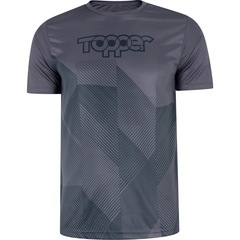 Camisa Topper Manga Curta Fut Classic Sublimada - Masculina - Foto 4