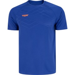 Camisa Topper Manga Curta Soccer Embossing - Masculina - Foto 4