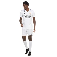 Camisa Polo Real Madrid I 22/23 adidas - Masculina - Foto 4