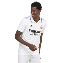 Camisa Polo Real Madrid I 22/23 adidas - Masculina - Foto 5