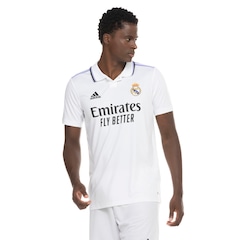 Camisa Polo Real Madrid I 22/23 adidas - Masculina - Foto 2