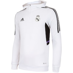 Blusa de Treino Real Madrid com Capuz 22 adidas - Masculina - Foto 3