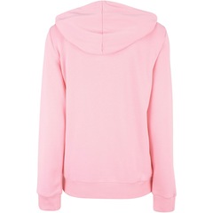Jaqueta de Moletom adidas com Capuz Logo Linear Zipper - Feminina - Foto 6