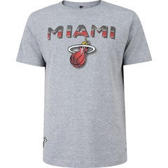 Camiseta Miami Heat Manga Curta NBA - Masculina - Foto 5