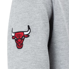 Blusa de Moletom Chicago Bulls NBA com Capuz Canguru - Masculina - Foto 4