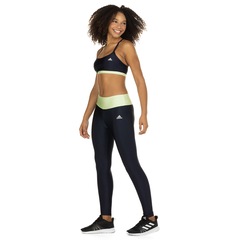 Top Fitness adidas Training Suporte Leve Solido - Adulto - Foto 4
