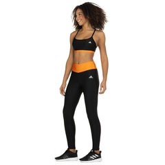 Calça Legging Feminina adidas Colorblock Lam - Foto 5