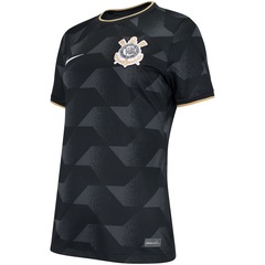 Camisa do Corinthians II 22 Stadium Nike - Feminina - Foto 3