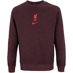 Blusão Liverpool 22 Nike Nsw Club Crw - Masculina - Foto 1