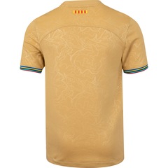 Camisa Barcelona Nike Dri-Fit Stad JS - Infantil - Foto 2