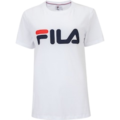 Camiseta Fila Manga Curta Letter Premium - Feminina - Foto 5
