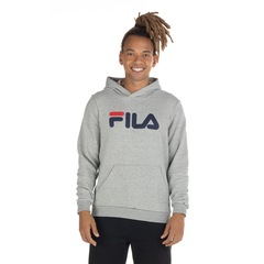 Blusão Fila com Capuz Letter - Masculino - Foto 2